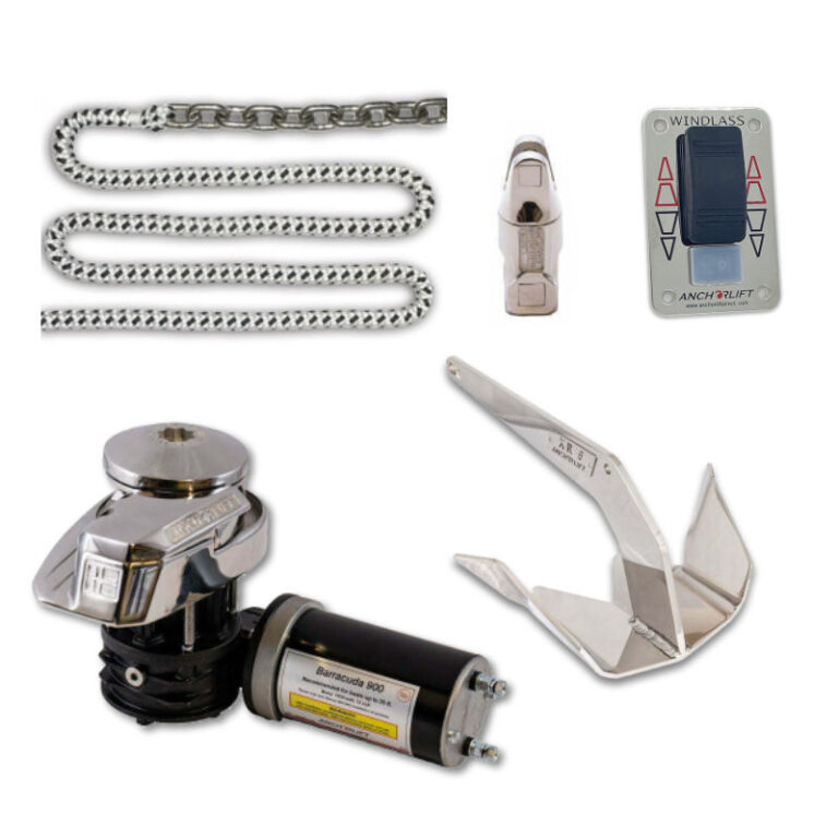 Barracuda 900 Windlass & Anchoring Kit (Boats up to 35 ft) AnchorLift